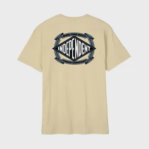 T-shirt déroulé Independent Mens Summit - Sable