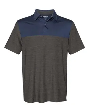Polo IZOD 13GG004 à motifs space-dyed bicolores
