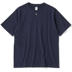 T-shirt Jackman Henleyneck Marine