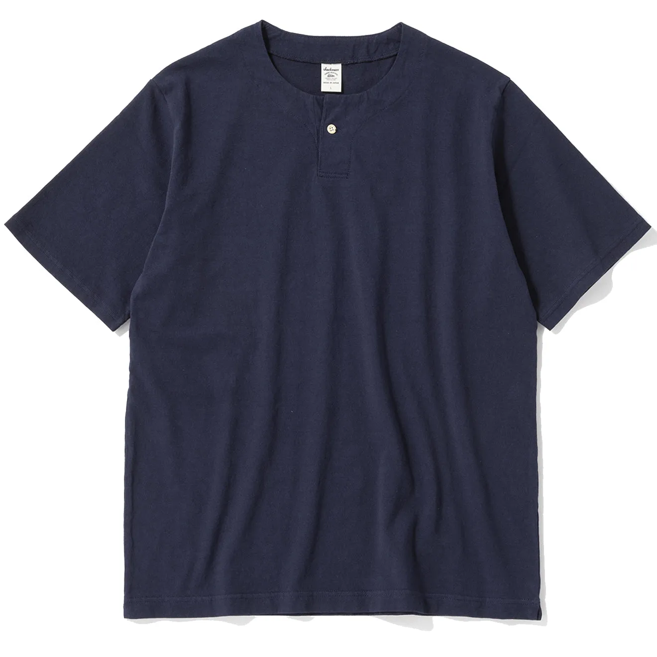 T-shirt Jackman Henleyneck Marine