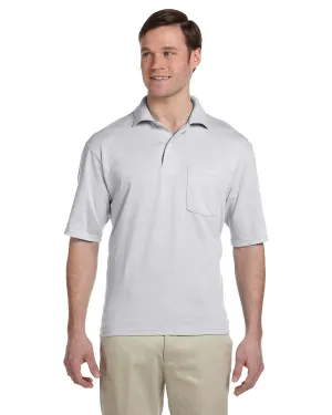 Jerzees 436P Polo Adulte à Poches avec Protection contre les Taches