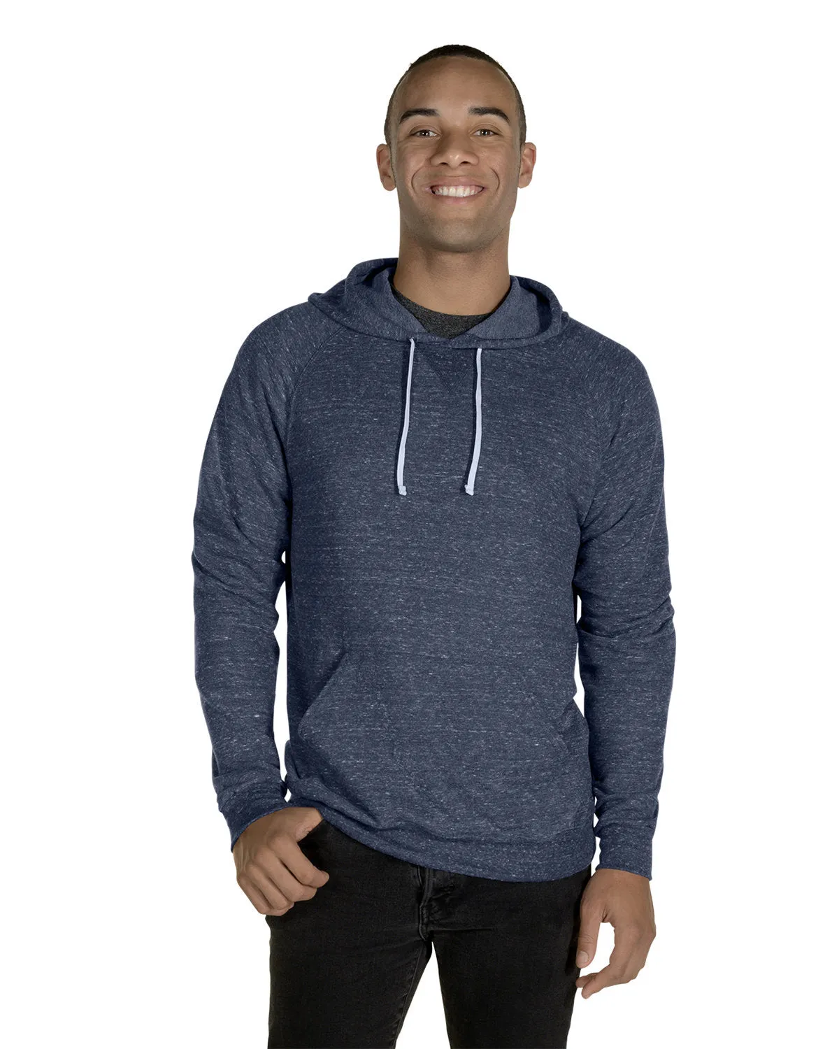 Jerzees 90MR Sweat à capuche raglan pour adulte en gris chiné