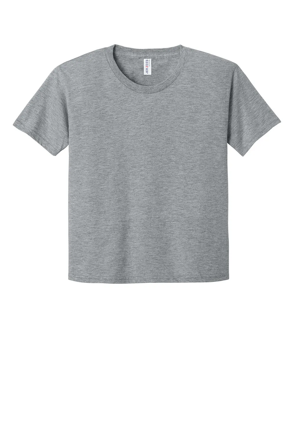 Jerzees T-shirt à manches courtes Ultimate pour jeunes - Gris chiné