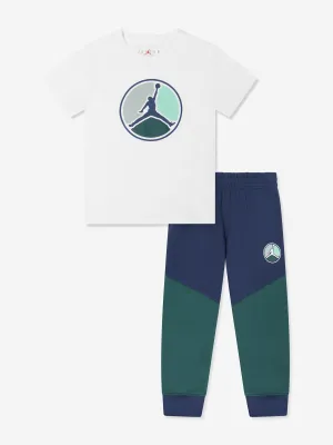Ensemble de pantalons Jordan Boys Jumpman Flight HBR en marine