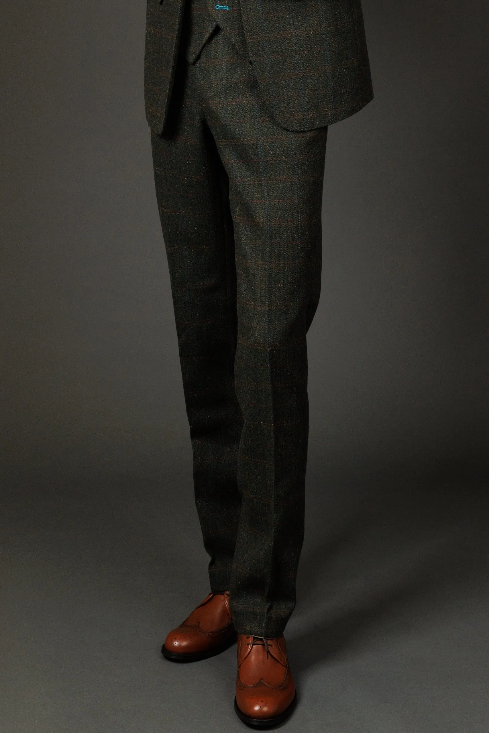 Joshua Tweed Pantalon à Carreaux