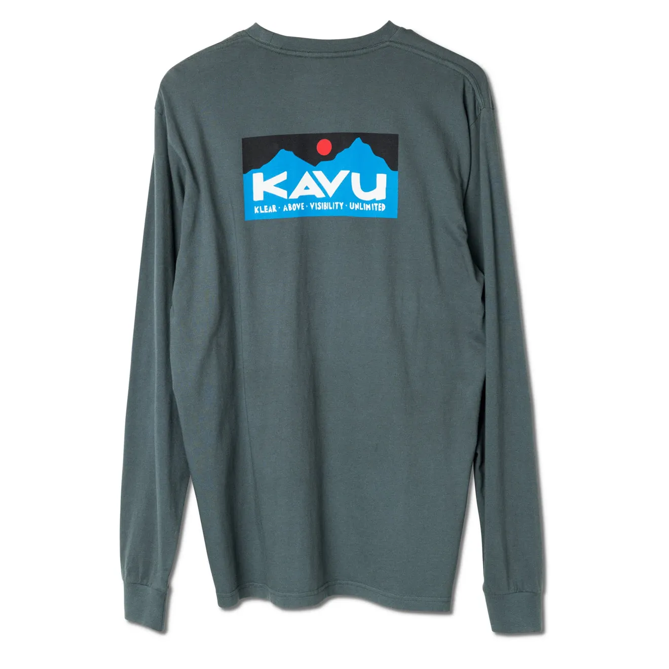 Kavu LS T-shirt à motifs gravés Gables vert