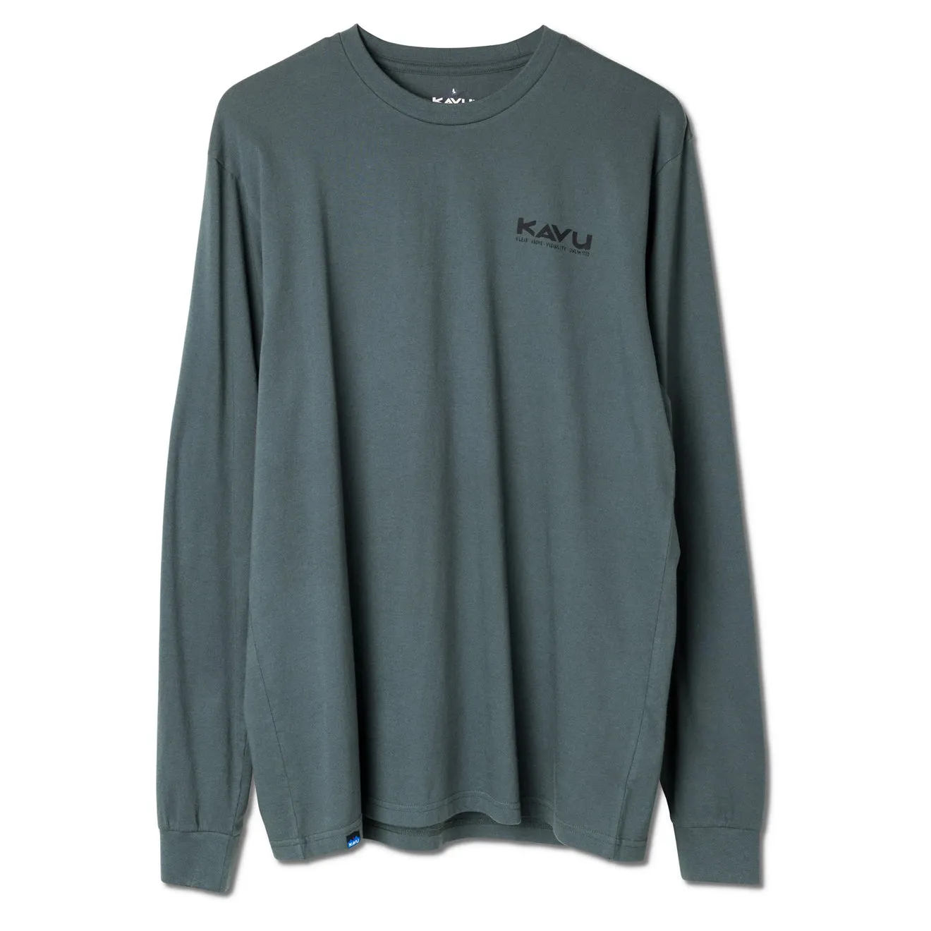 Kavu LS T-shirt à motifs gravés Gables vert