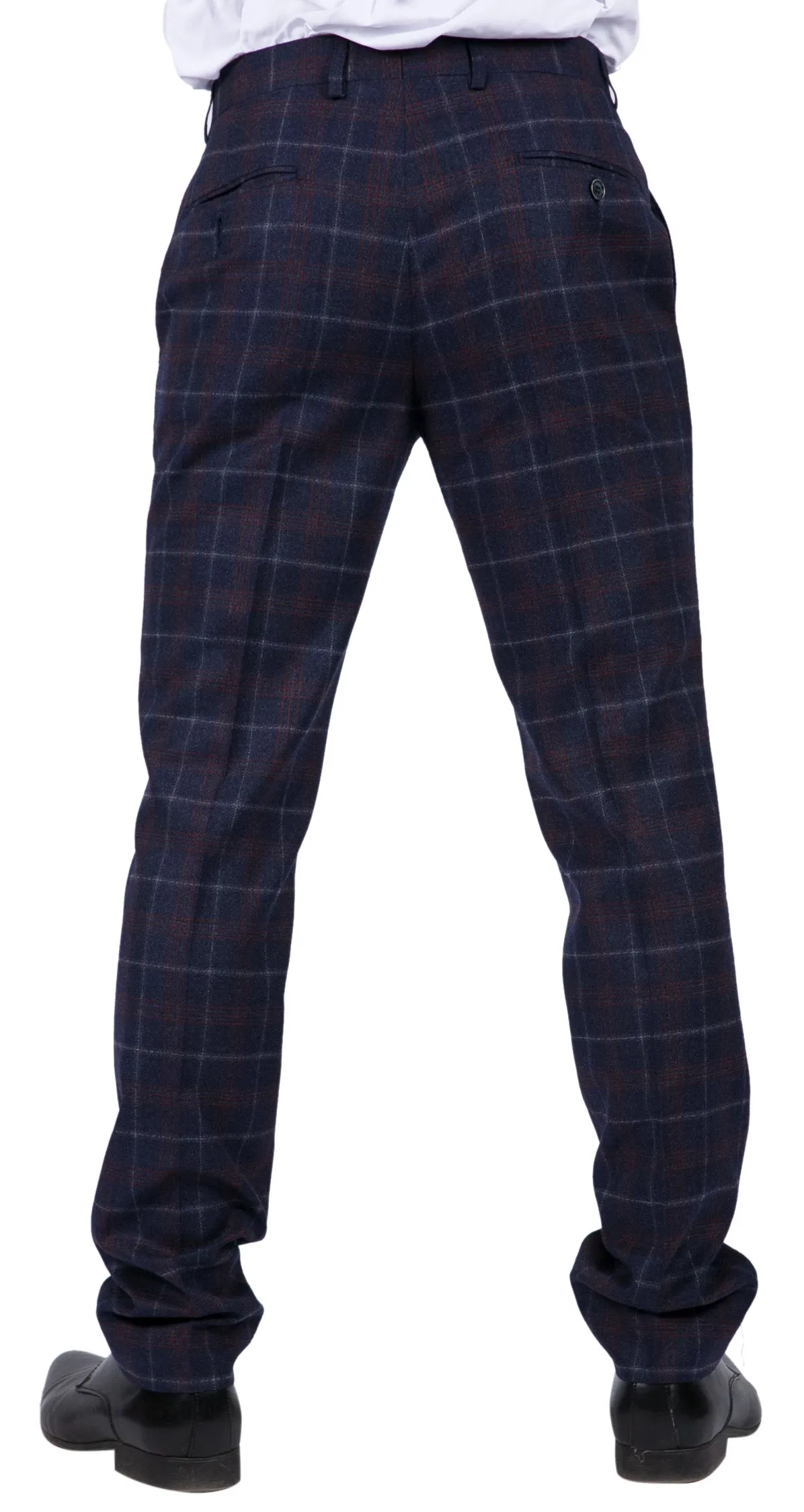Pantalon Kenneth Tweed à Carreaux - Blinders
