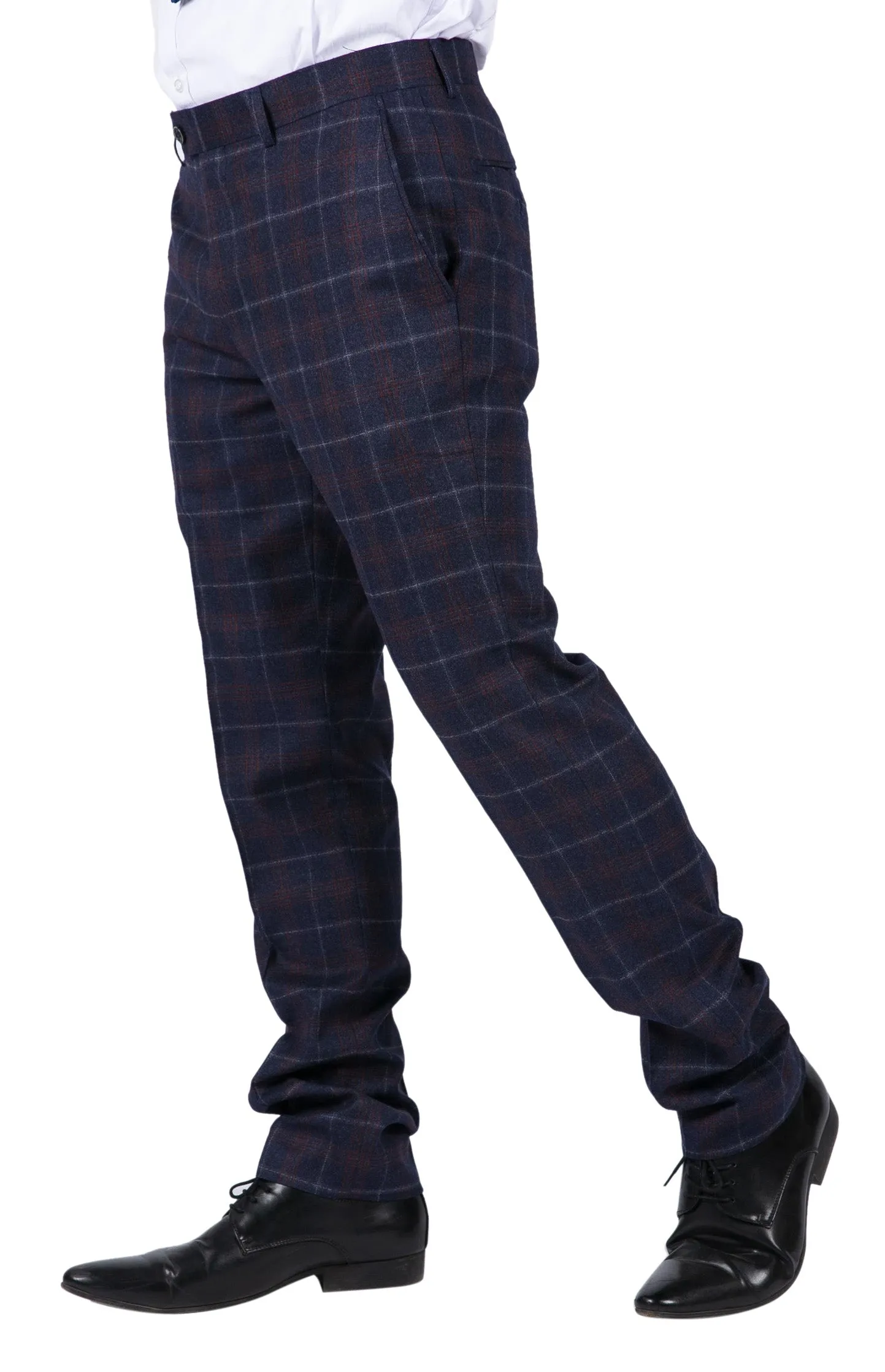 Pantalon Kenneth Tweed à Carreaux - Blinders
