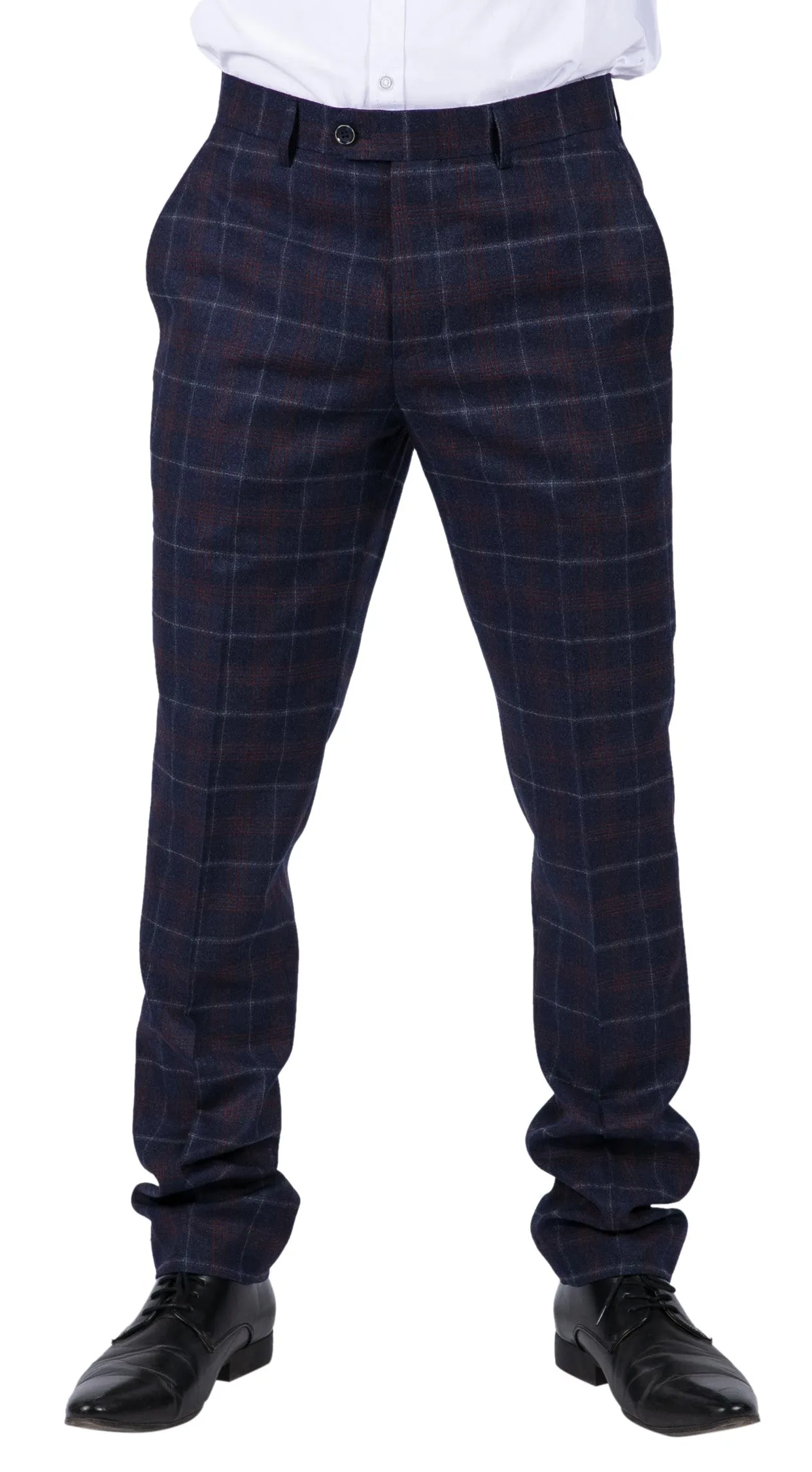 Pantalon Kenneth Tweed à Carreaux - Blinders