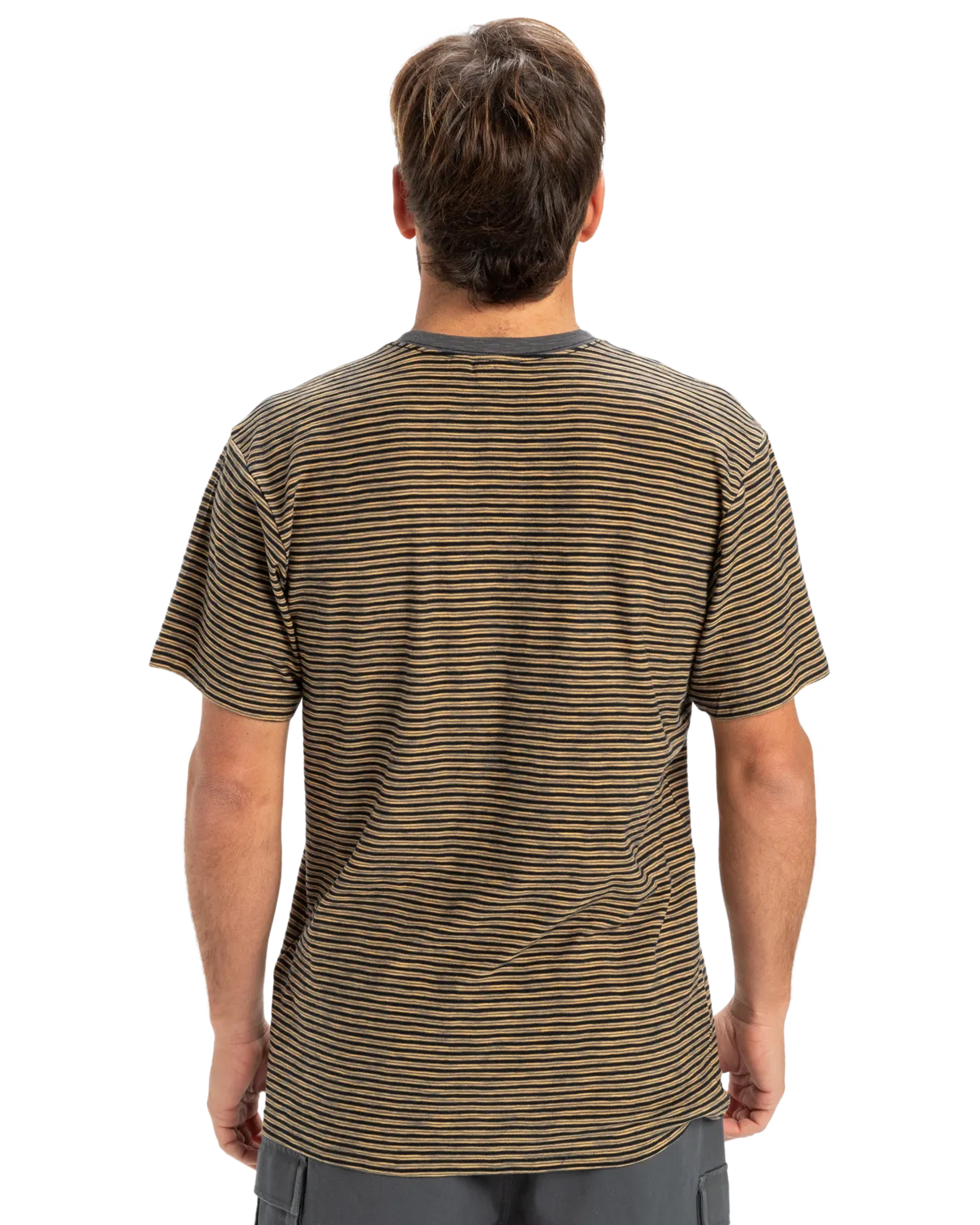 T-shirt à poches Kentin en rayures noires Kentin