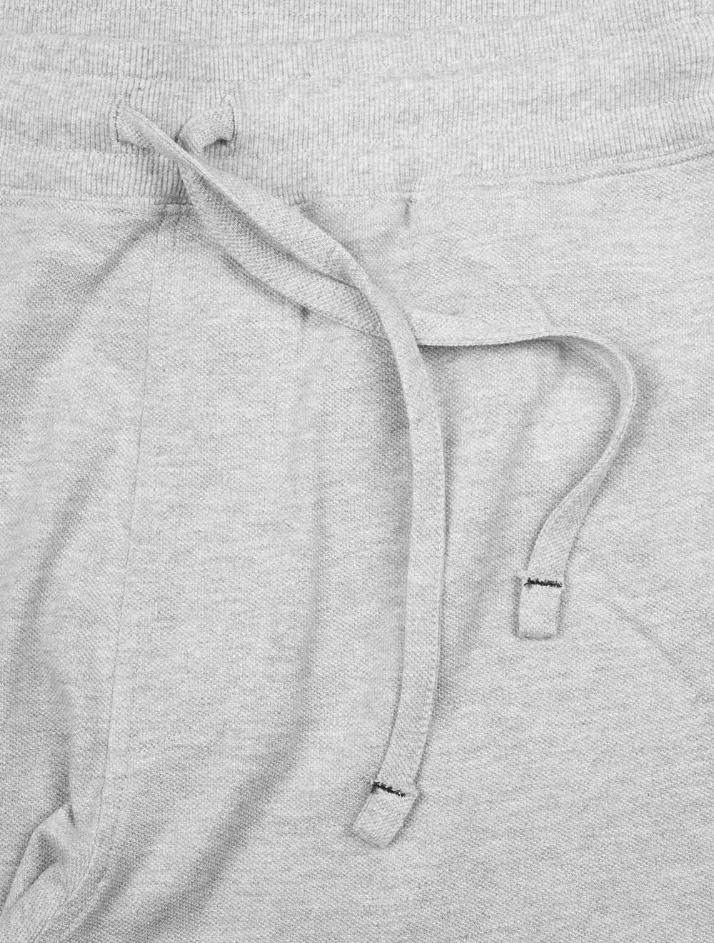 Short Pique Clé Gris Clair Mélangé
