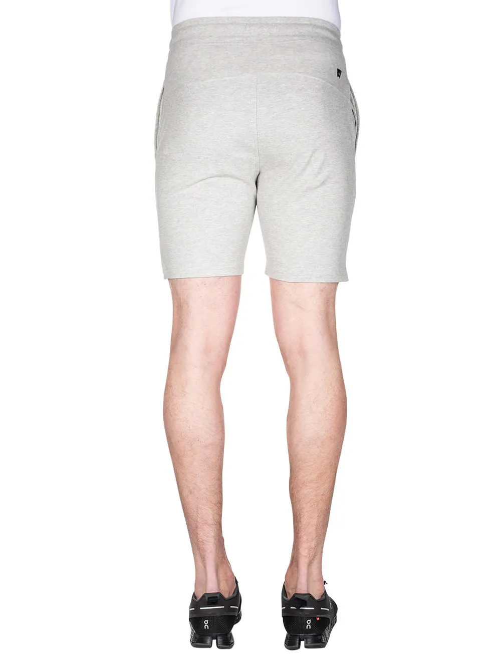 Short Pique Clé Gris Clair Mélangé