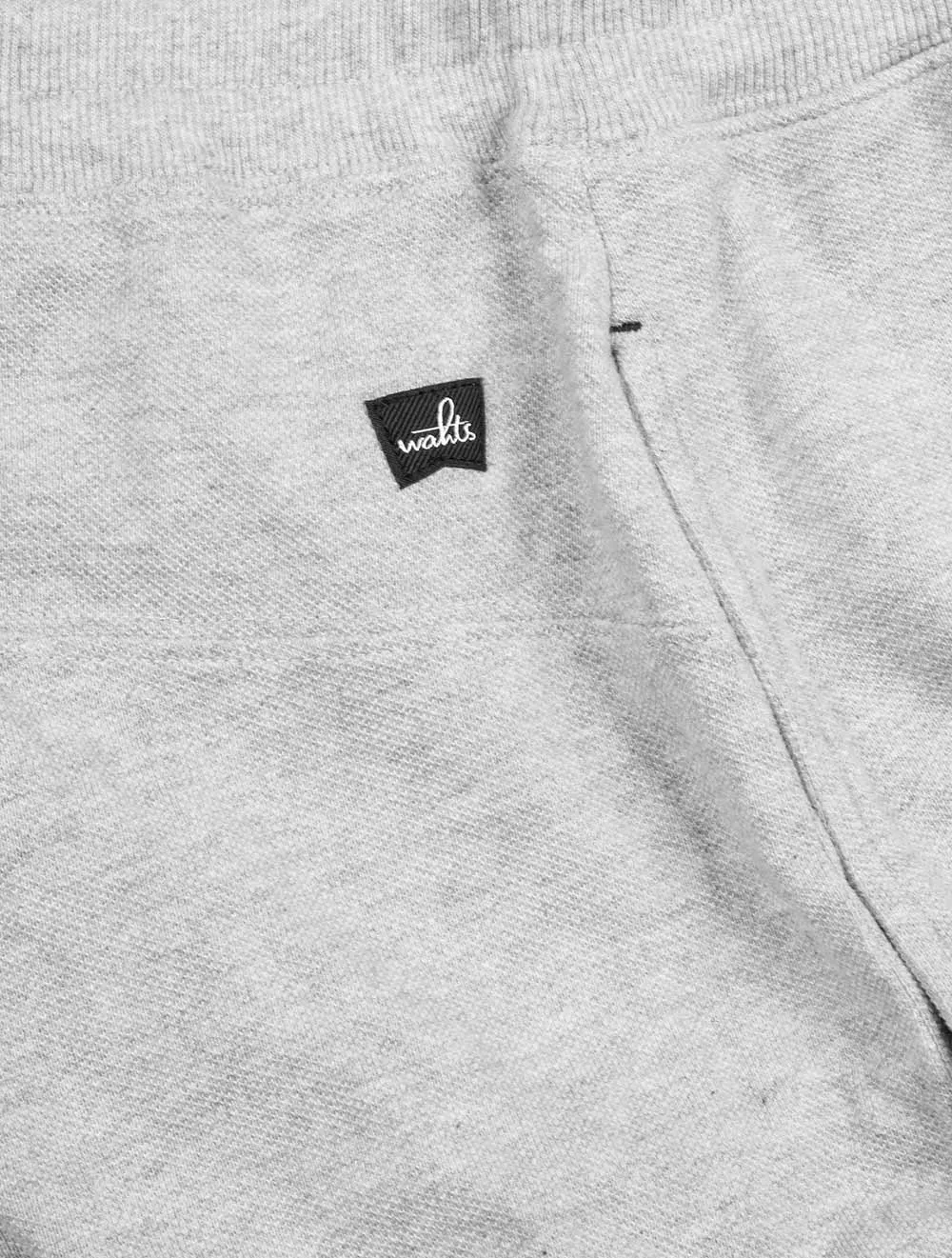 Short Pique Clé Gris Clair Mélangé