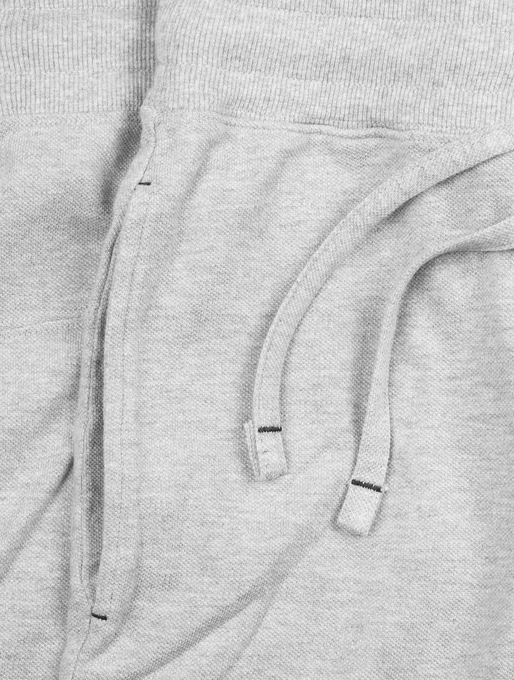 Short Pique Clé Gris Clair Mélangé