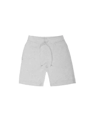 Short Pique Clé Gris Clair Mélangé