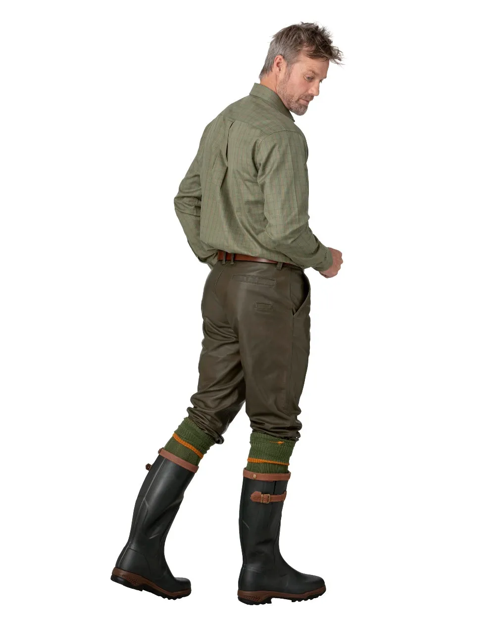 Laksen Hommes Ardennes Cuir Breeks Laksen