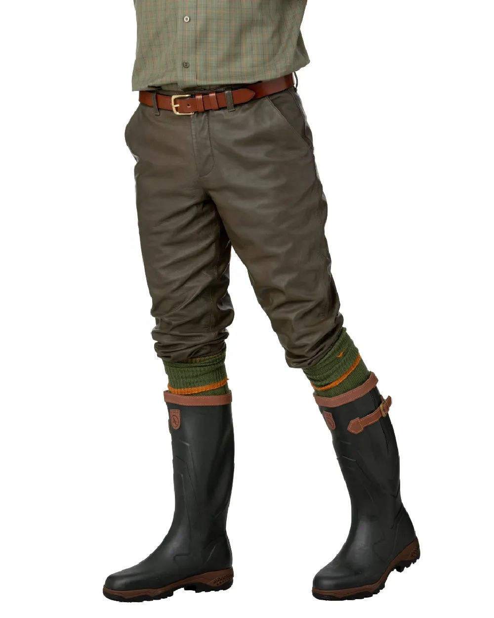 Laksen Hommes Ardennes Cuir Breeks Laksen