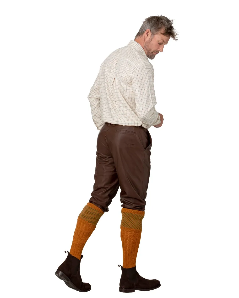 Laksen Hommes Ardennes Cuir Breeks Laksen