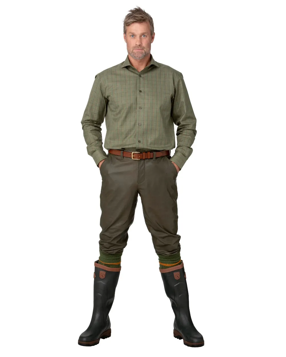 Laksen Hommes Ardennes Cuir Breeks Laksen