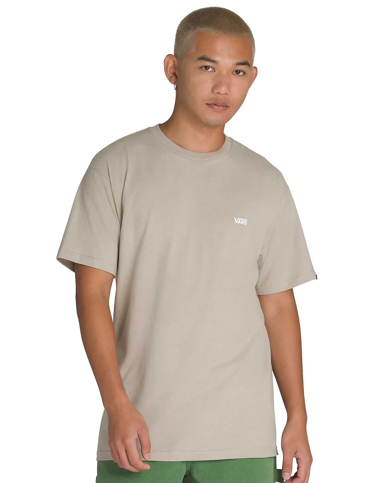 T-shirt avec logo sur le côté gauche en brouillard londonien