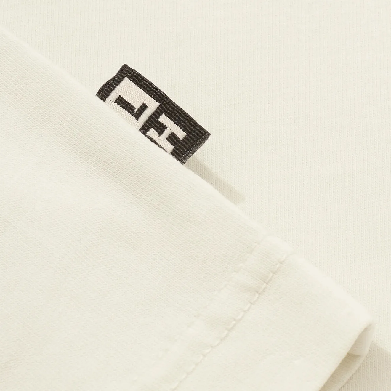 T-shirt graphique délavé Left Hand Blanc cassé