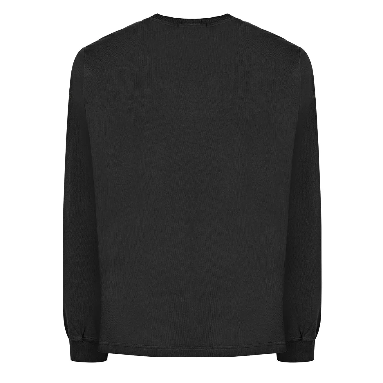 T-shirt manches longues poche gauche noir