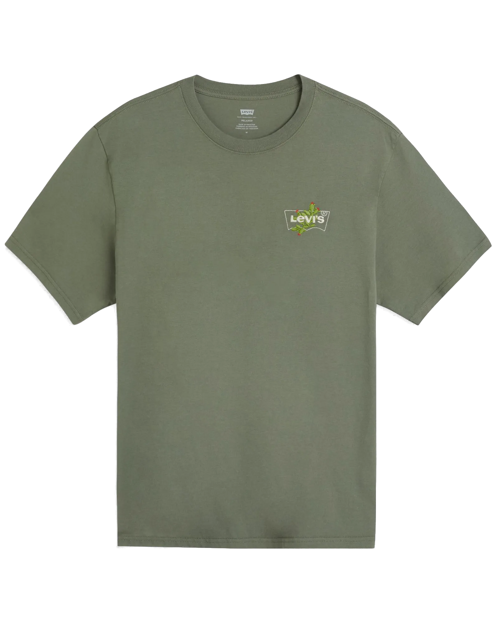 T-shirt Levi's Coupe décontractée en vert lichen