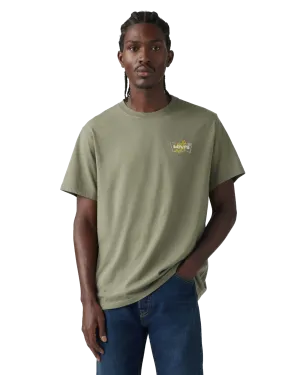 T-shirt Levi's Coupe décontractée en vert lichen
