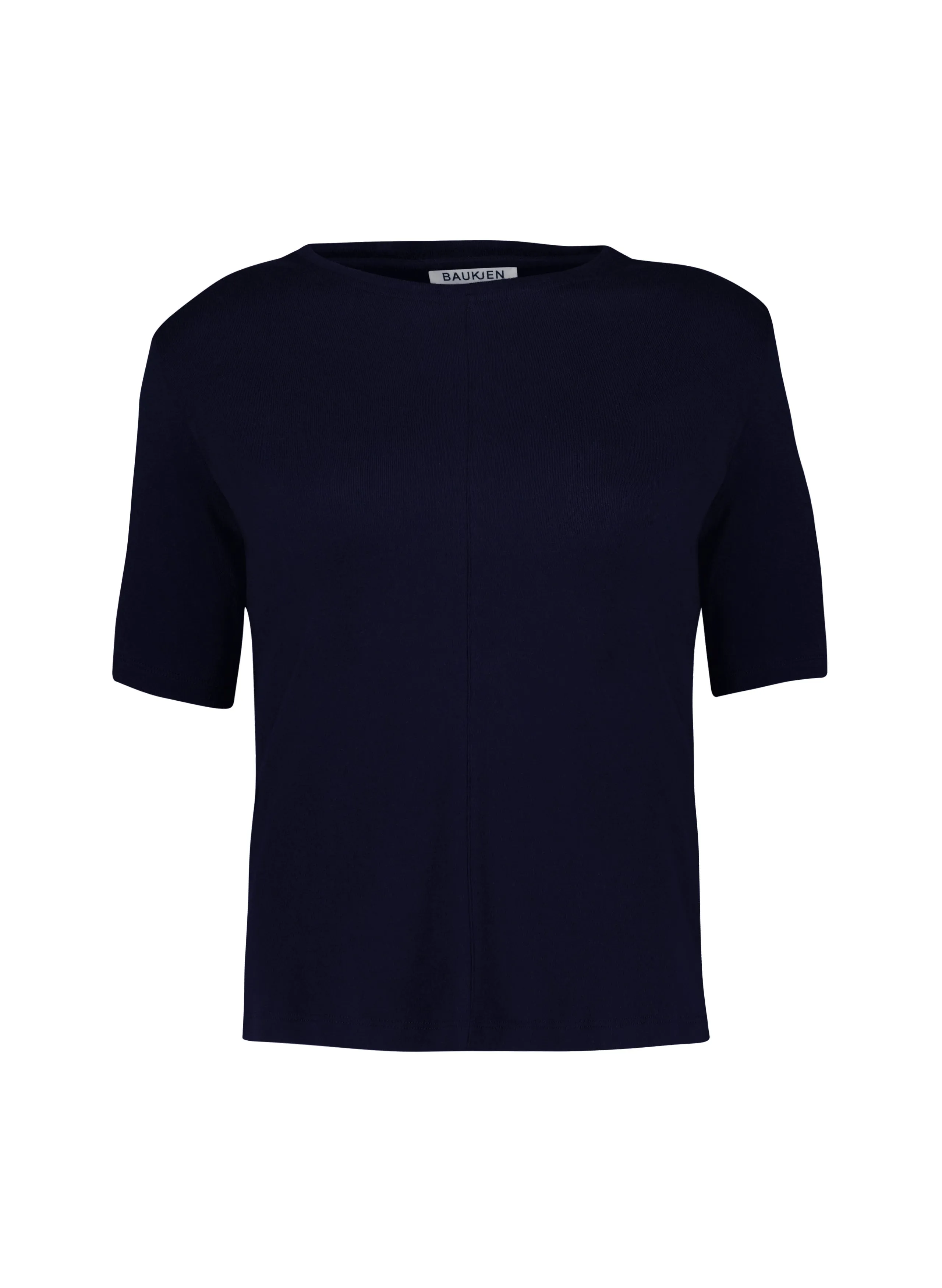 Liljana T-shirt ajusté en coton régénératif | Bleu marine classique