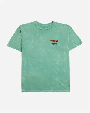 T-shirt pour hommes Patina Wash - Lavage minéral Lagoon
