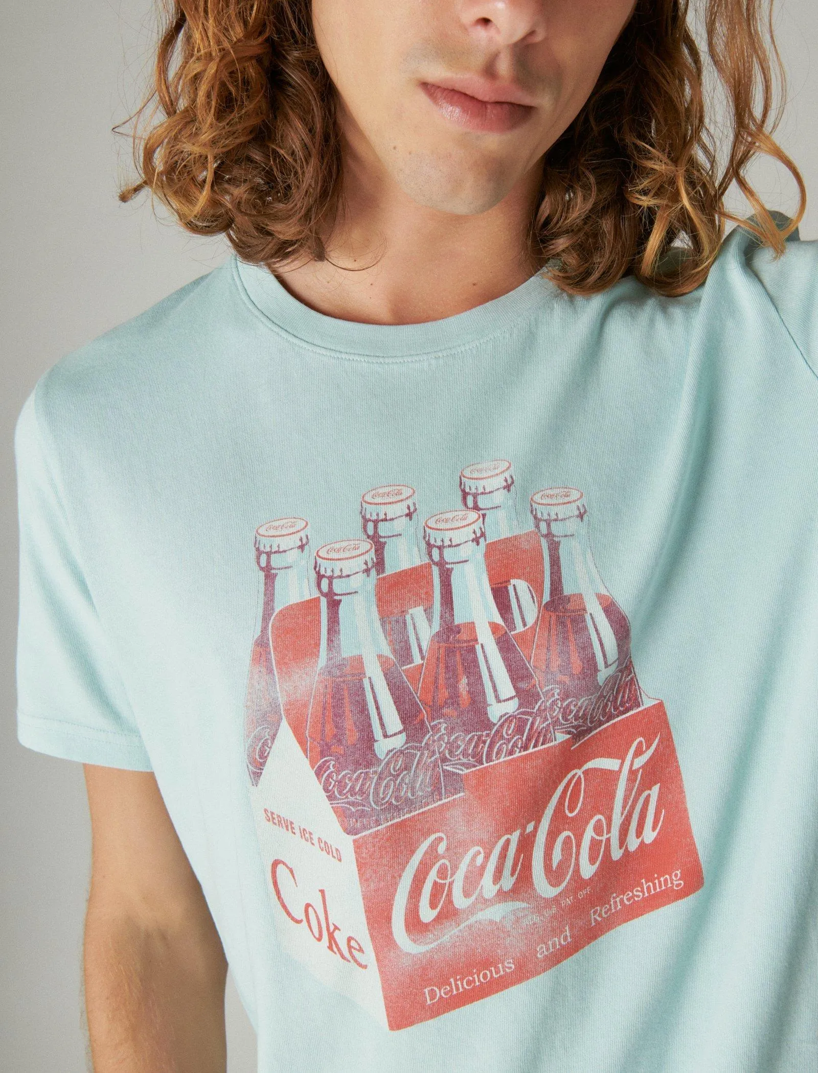 Lucky Brand Coca-Cola Pack de 6 T-shirts Bleu Starlight Lucky Brand