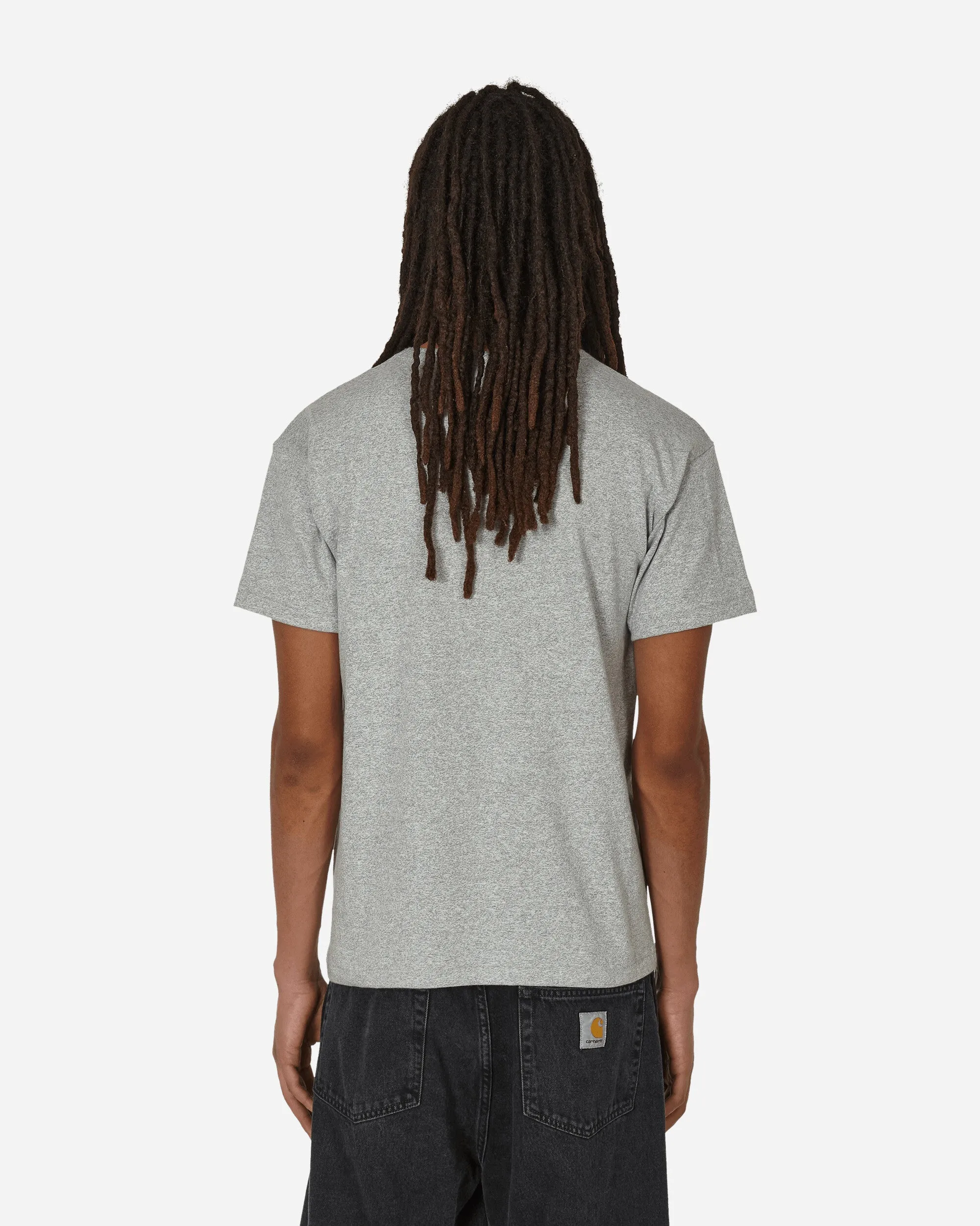 T-shirt à col rond fabriqué au Japon - Gris Oxford