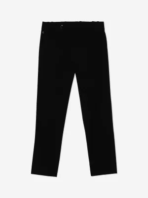 Pantalon Tristan en Laine Mélangée pour Garçons Maison Ava - Noir