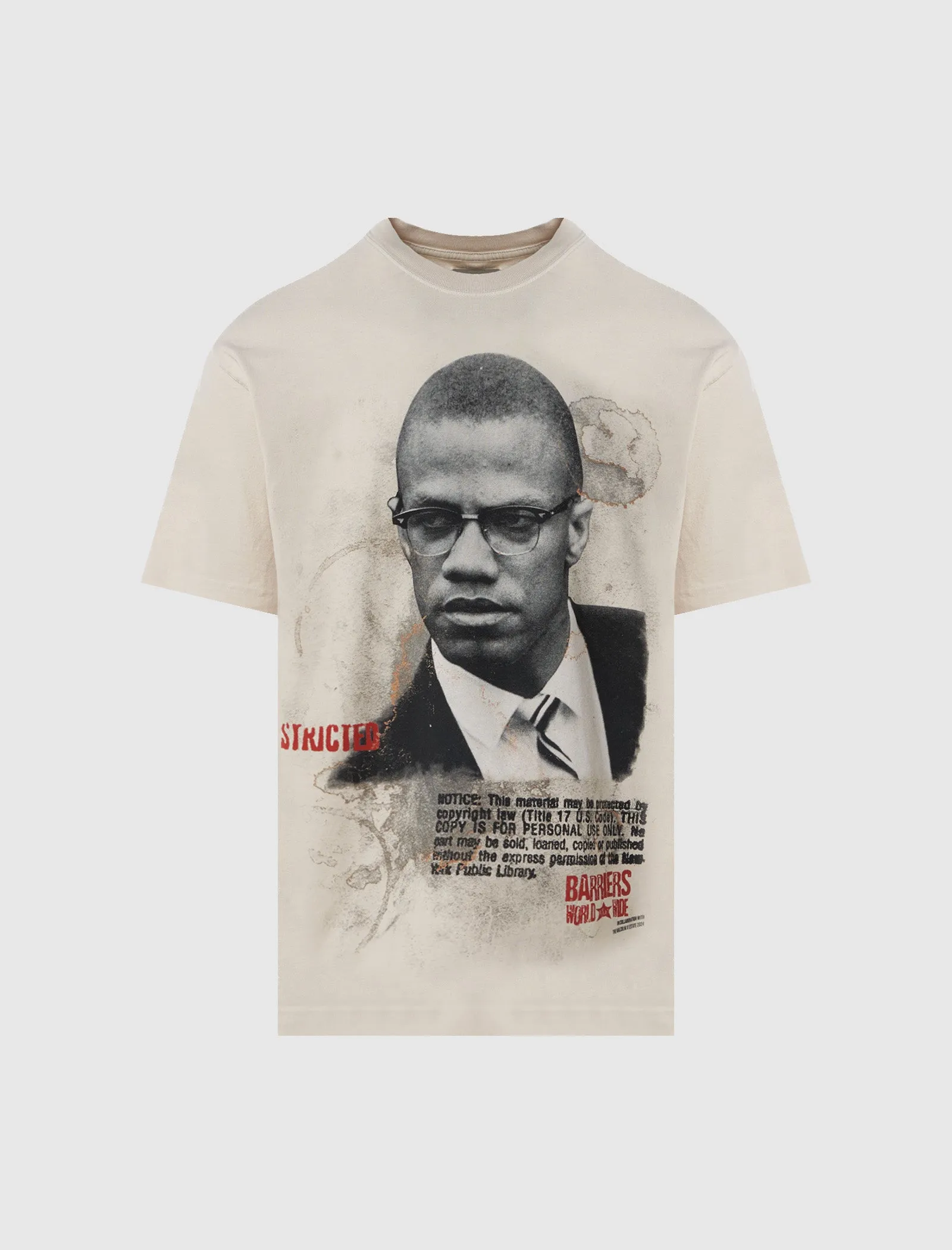 T-SHIRT PORTRAIT DE MALCOLM X