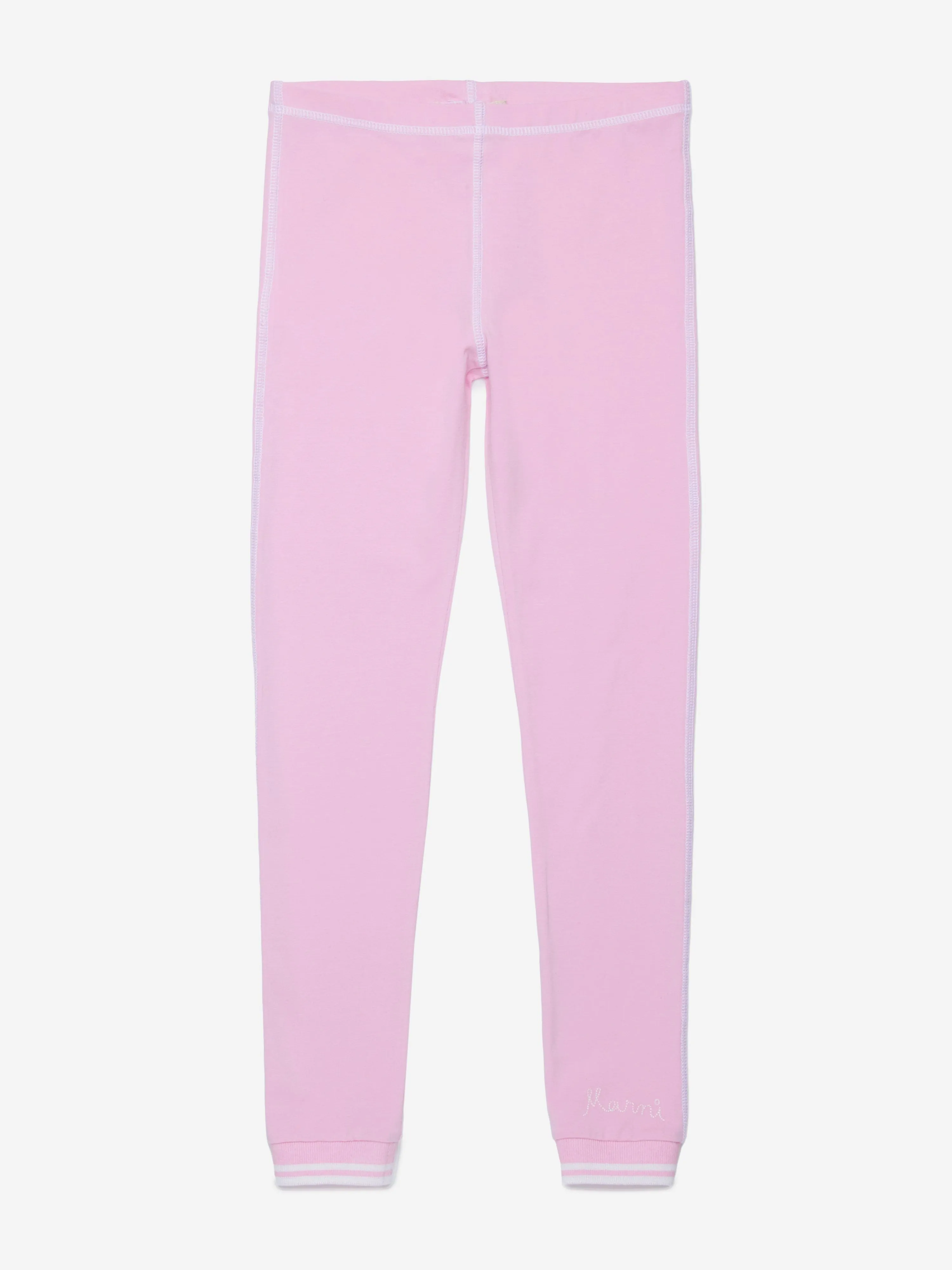 Pantalon en coton pour filles MARNI en rose