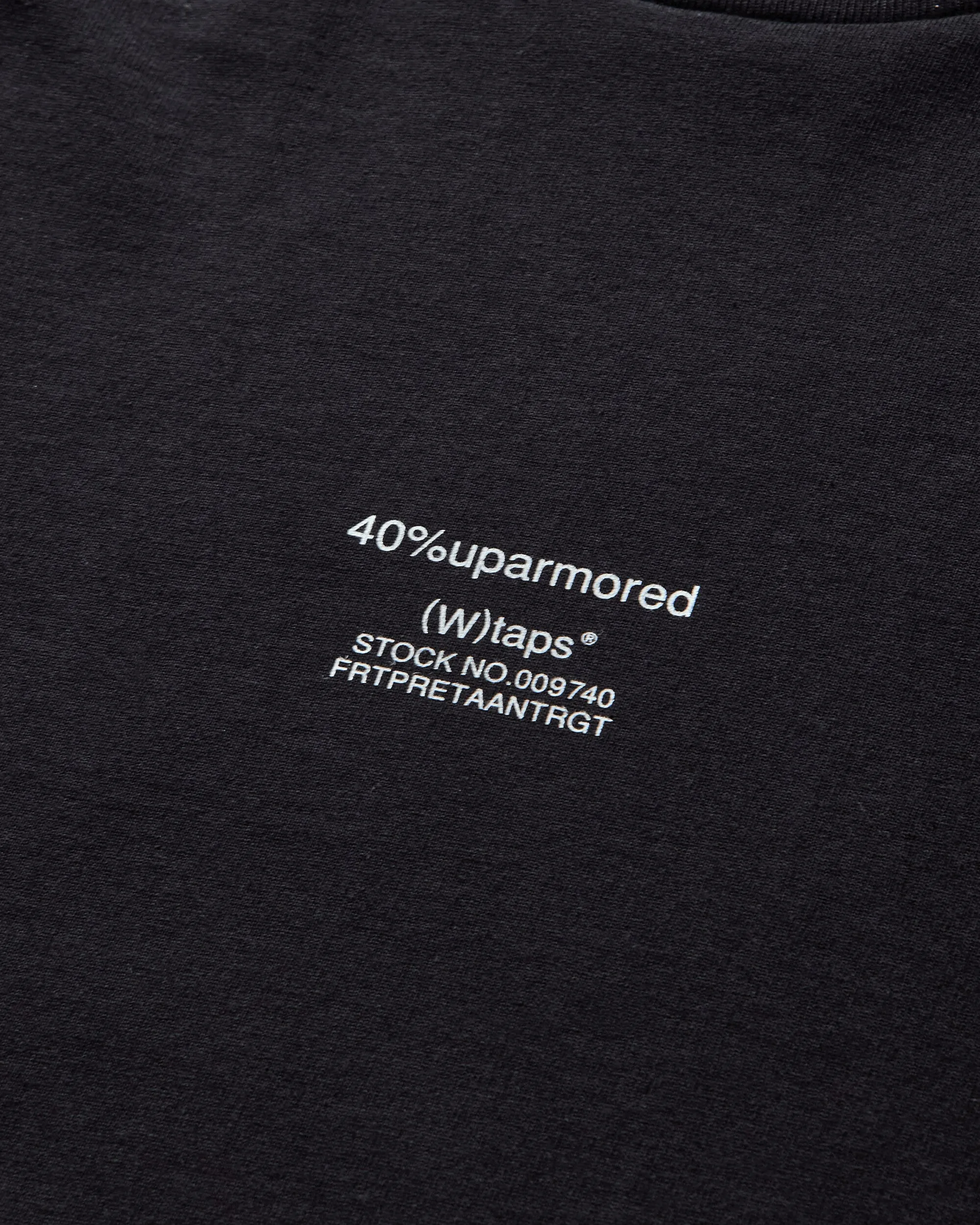 T-shirt manches longues renforcé 40PCT pour hommes Noir