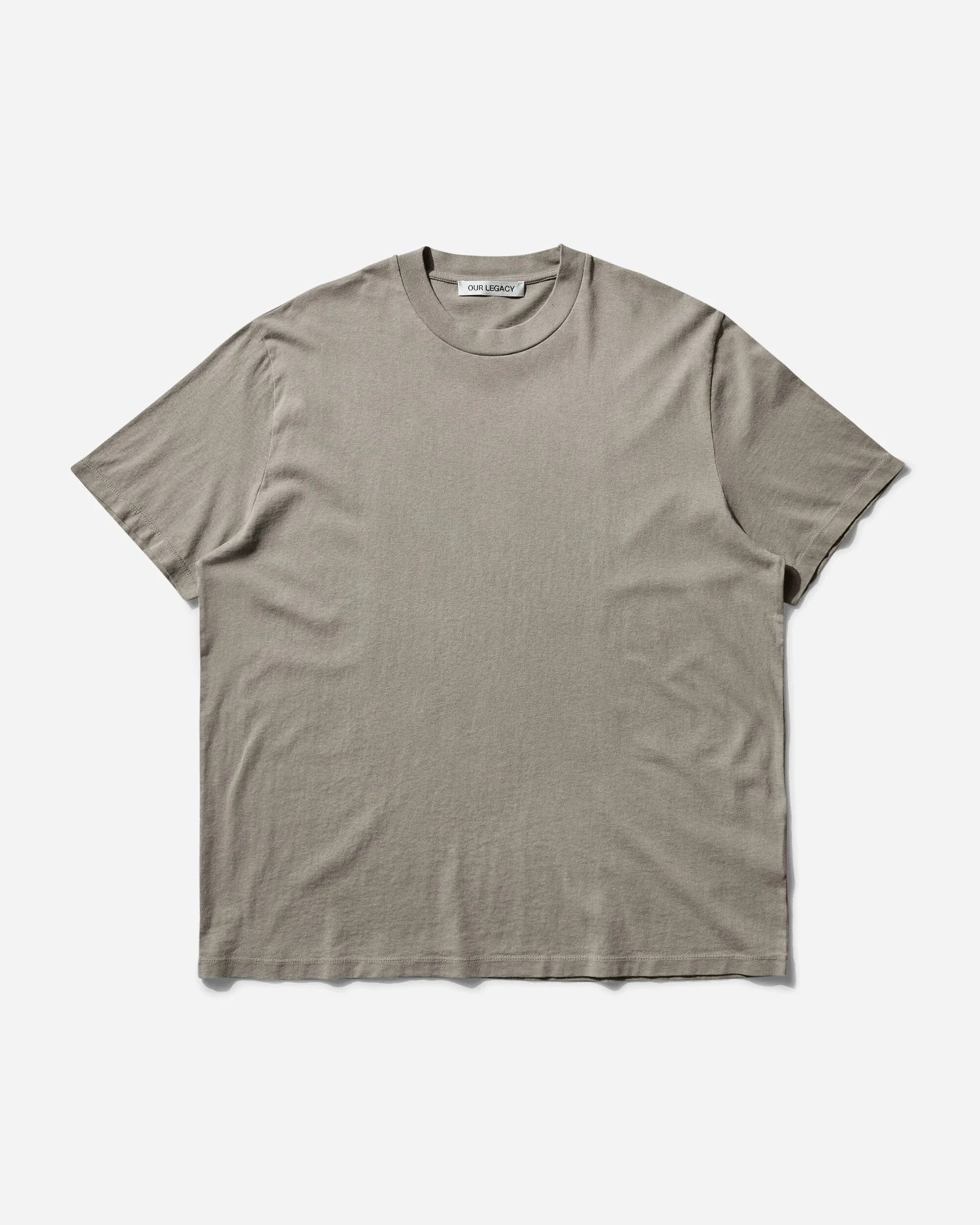 T-shirt box homme gris usé
