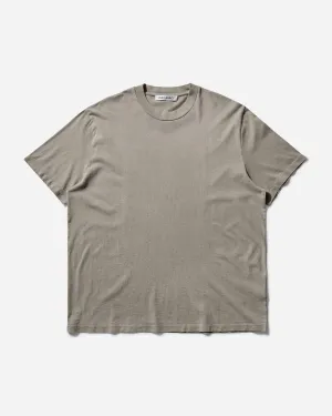 T-shirt box homme gris usé