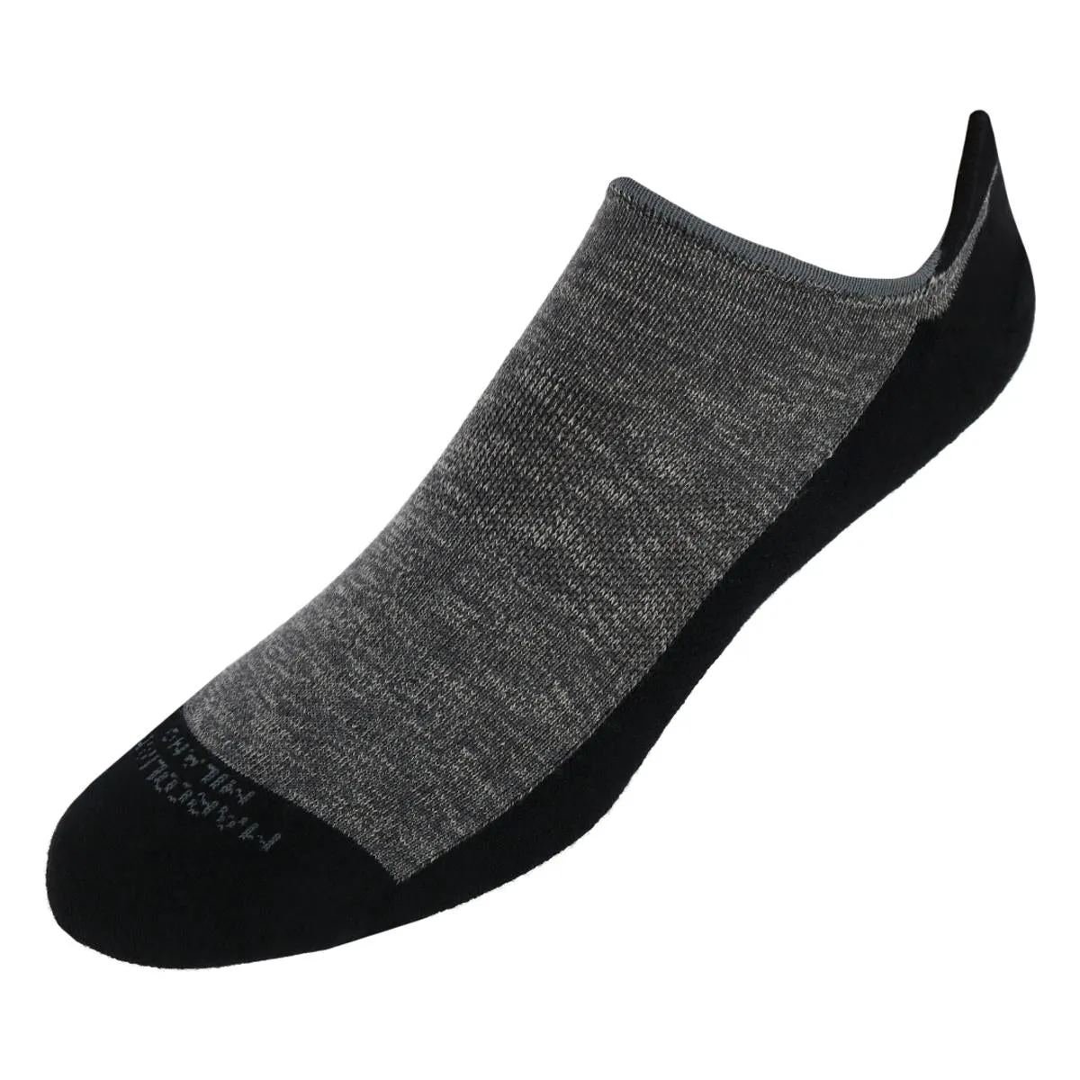 Chaussettes invisibles bicolores rembourrées pour hommes (1 paire)