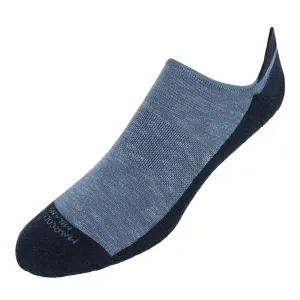 Chaussettes invisibles bicolores rembourrées pour hommes (1 paire)