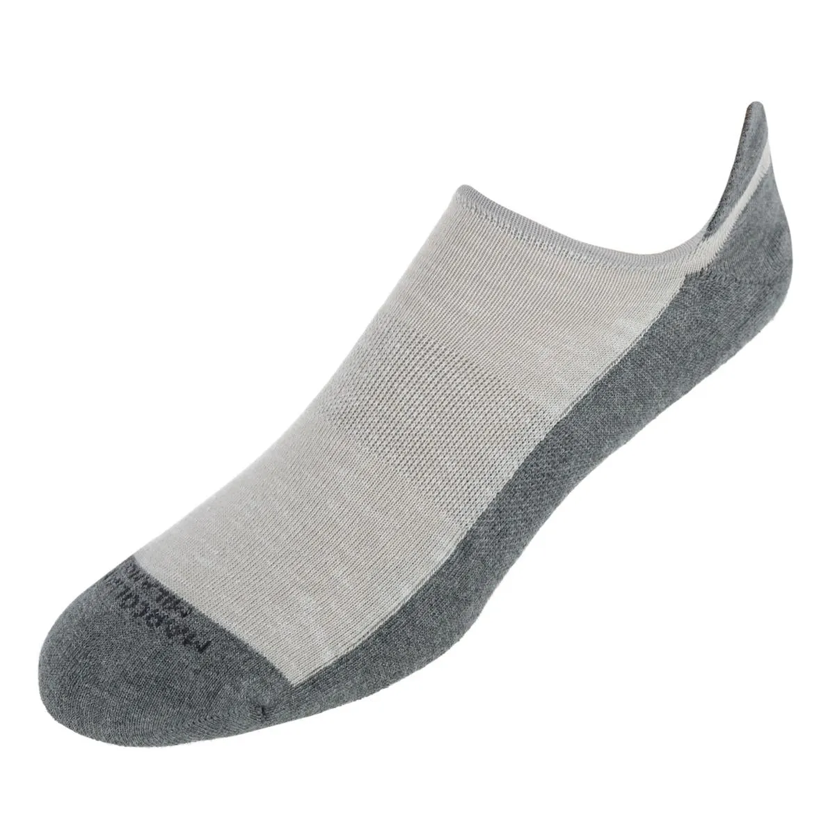 Chaussettes invisibles bicolores rembourrées pour hommes (1 paire)