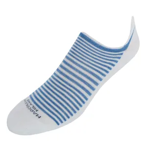 Chaussettes invisibles rembourrées Palio à rayures pour hommes (1 paire)