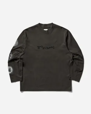 T-shirt à manches longues pour homme Noir Olive