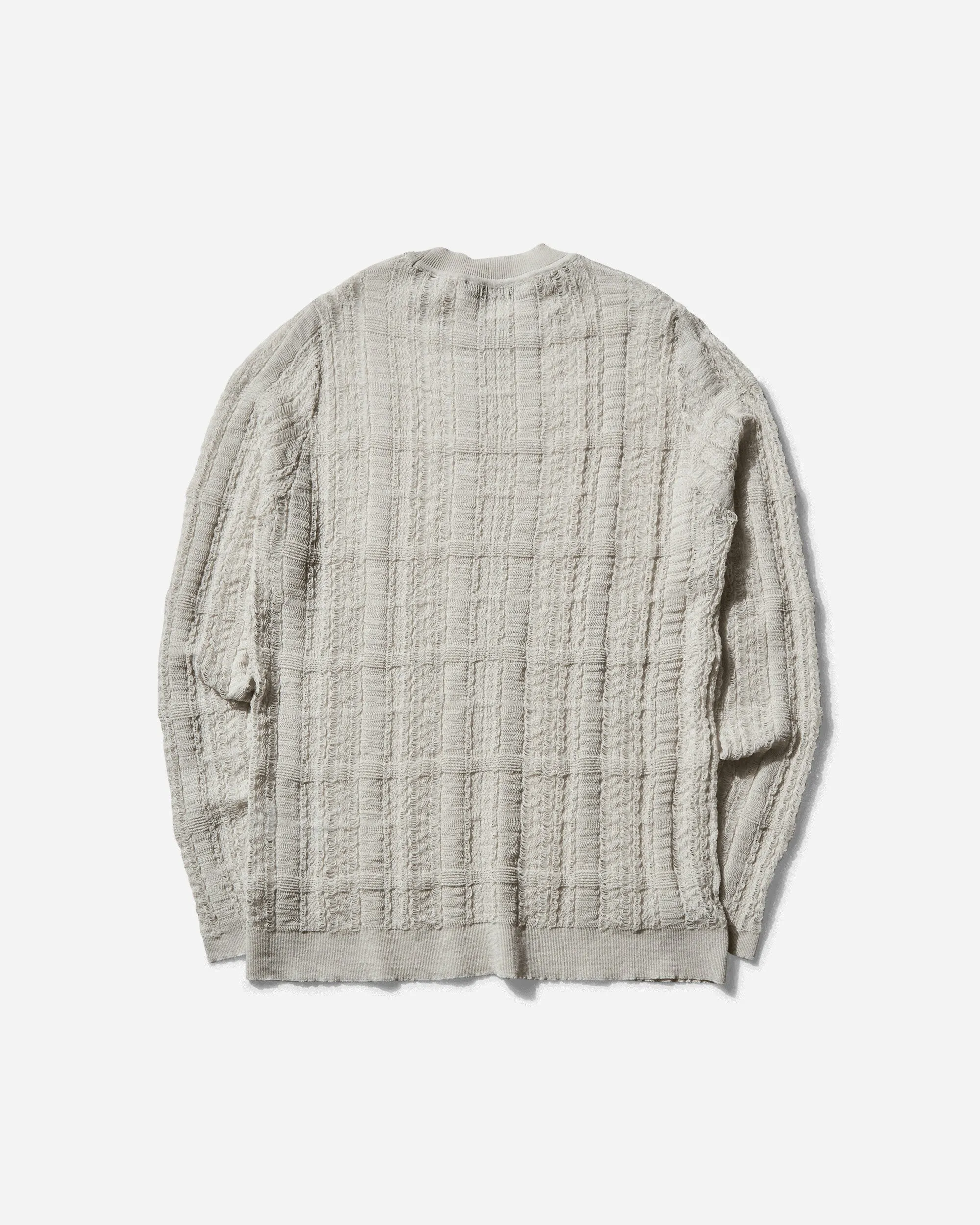Pull col rond homme formel gris nuage