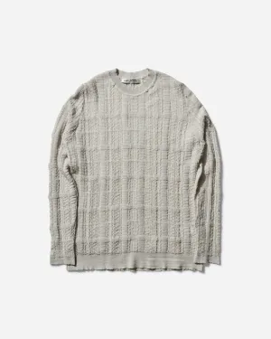Pull col rond homme formel gris nuage