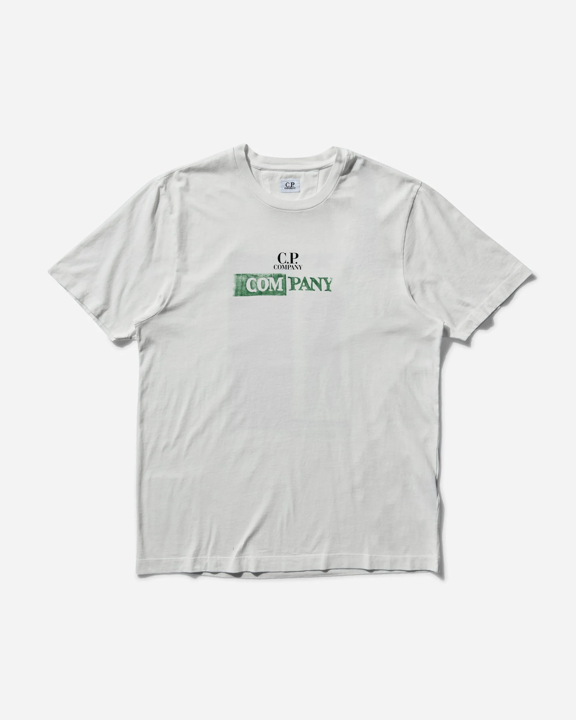 T-shirt à logo homme en gaze blanche