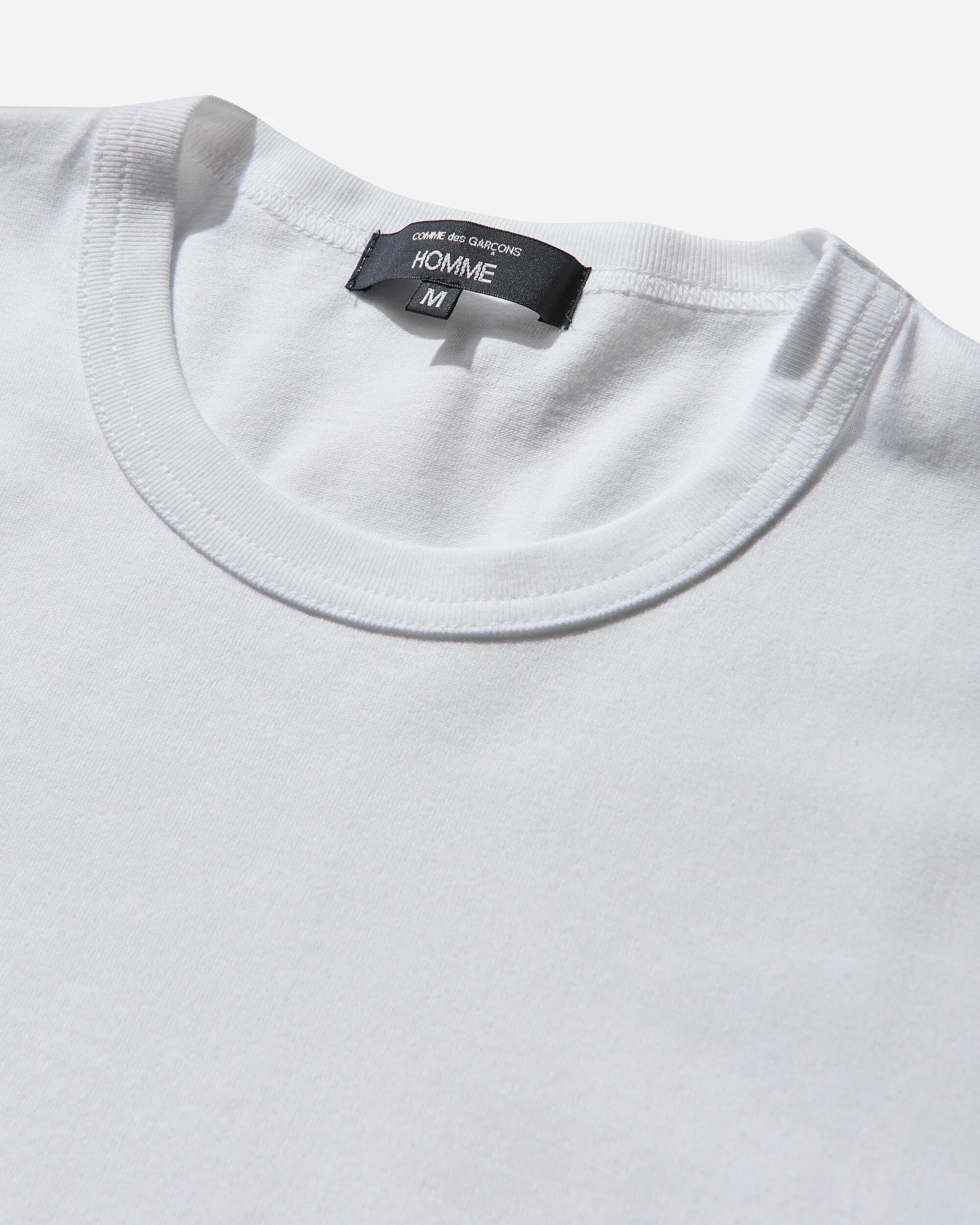 T-shirt Homme à Logo Blanc