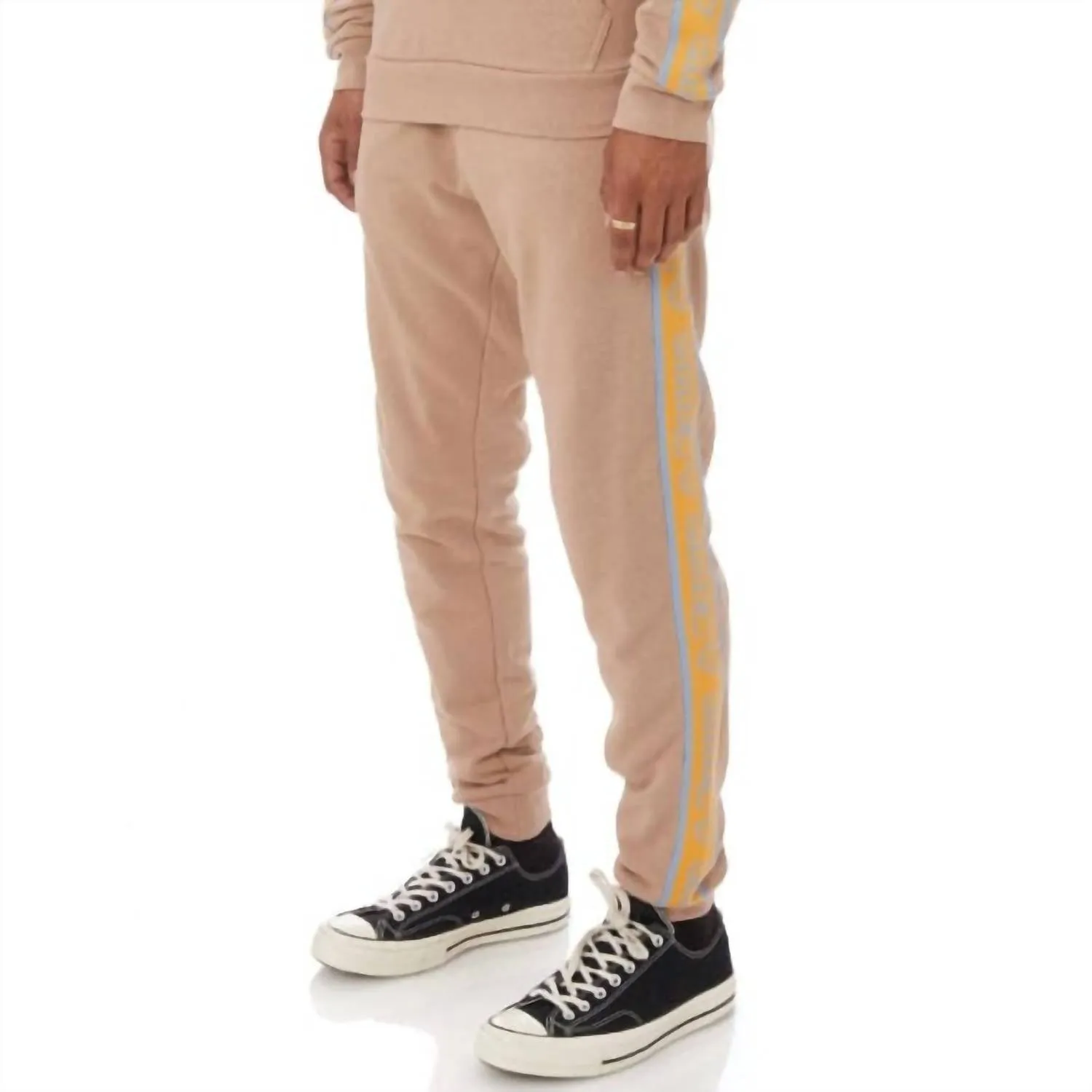 Pantalon de survêtement Anira 2 à bande logo pour homme en multicolore
