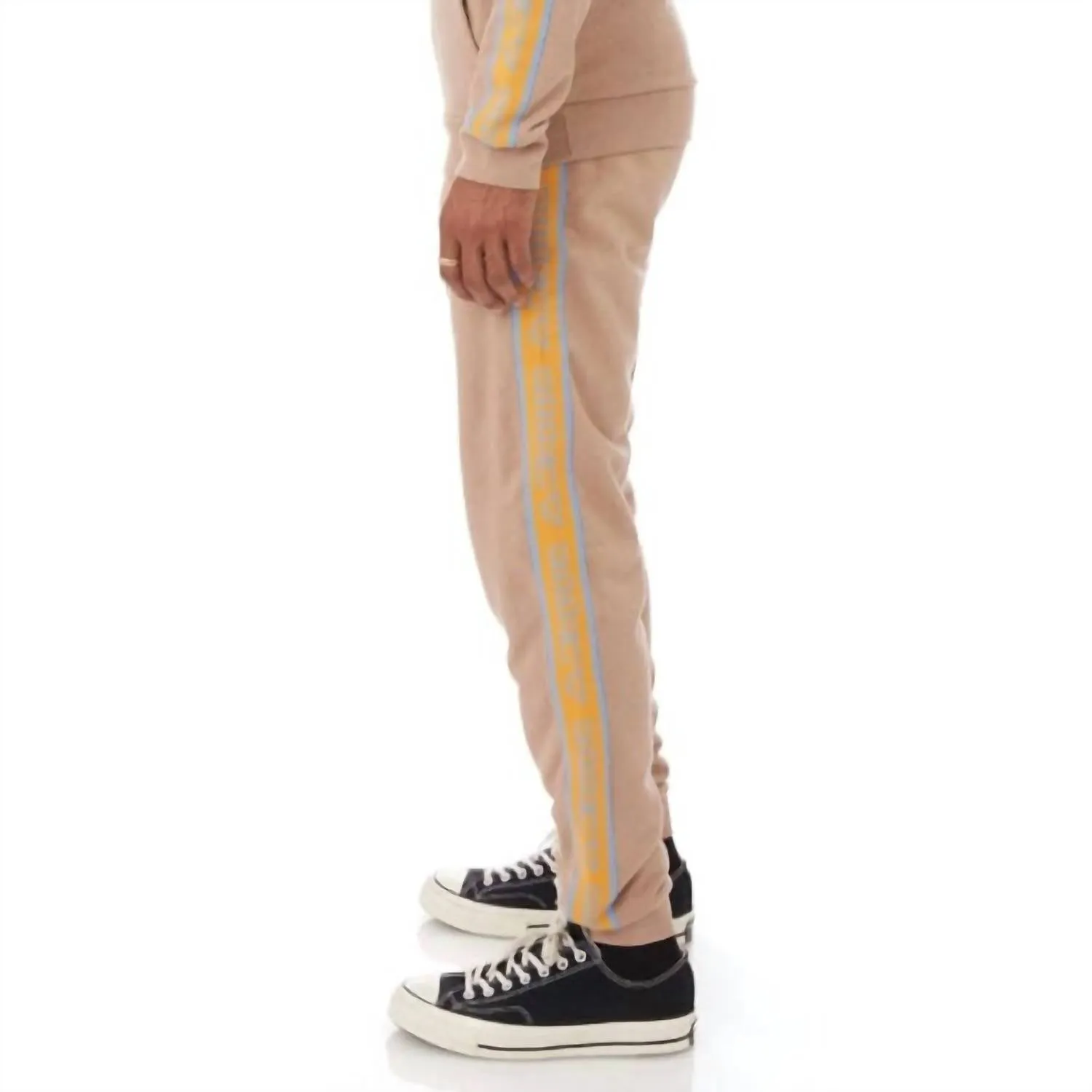 Pantalon de survêtement Anira 2 à bande logo pour homme en multicolore